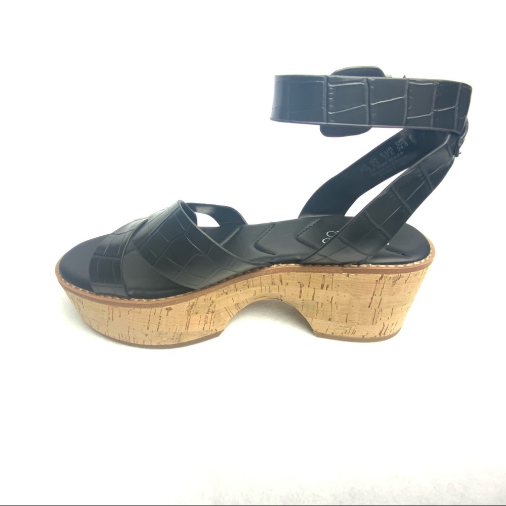 FRANCO SARTO Sabello Croc Embossed Platform sandal - Picture 4 of 10